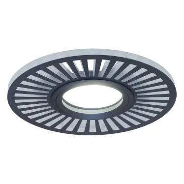 Светильник точечный встраиваемый Backlight BL135 Кругл./узор. Черный, Gu5.3, 3W, LED 4000K | BL135 | Gauss