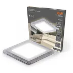 Светильник светодиодный Bubbles BL324 Квадр. 12+4W LED 3000K 1200лм192x192мм O160 1/20 | BL324 |Gauss