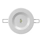 Световой указатель аварийного освещения светодиодный BS-ARUNA-10-L2-ELON 3Вт IP65 встраиваемый централизованный | a16985 | Белый свет