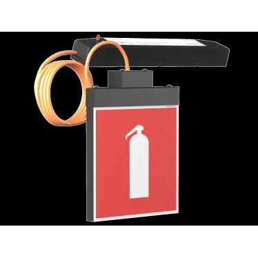 Световой указатель аварийного освещения BS-RADEM-71-S1-INEXI3 Black | a15540 | Белый свет