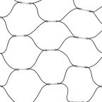 Гирлянда "Сеть" 2x4м, черный КАУЧУК, 560 LED Белые/Синие | 217-133 | NEON-NIGHT