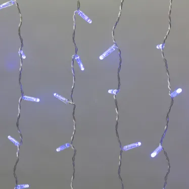 Гирлянда "Светодиодный Дождь"  2x0,8м, прозрачный провод, 230 В, диоды Синие, 160 LED | 235-103 | NEON-NIGHT