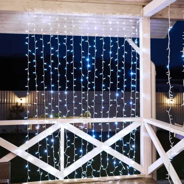 Гирлянда "Светодиодный Дождь" 2х3м, постоянное свечение, белый провод, 230 В, диоды БЕЛЫЕ, 760 LED | 235-135 | NEON-NIGHT