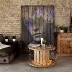 Гирлянда Айсикл (бахрома) светодиодный, 1,8 х 0,5 м, прозрачный провод, 230 В, диоды МУЛЬТИКОЛОР | 255-019 | NEON-NIGHT