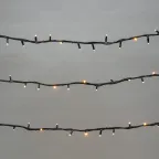 Гирлянда "Твинкл Лайт" 20 м, черный КАУЧУК, 240 диодов, цвет ТЕПЛЫЙ БЕЛЫЙ | 303-326 | NEON-NIGHT