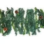 Еловый шлейф 2,7 м  с шишками, объем 41 см | 307-221 | NEON-NIGHT