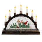 Декоративный светильник Подсвечник с эффектом снегопада | 501-164 | NEON-NIGHT