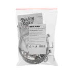 Комплект подвесных крепежей для светодиодных панелей № 1 (Трос, Винт самонарезающий, Дюбель пластмассовый,Кронштейн) | 606-301 | Rexant