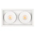 Светильник CL-SIMPLE-S148x80-2x9W Day4000 (WH, 45 deg) | 028150 | Arlight