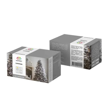 Гирлянда "Твинкл Лайт" 6 м, темно-зеленый ПВХ, 40 LED, цвет ТЕПЛЫЙ БЕЛЫЙ | 303-026 | NEON-NIGHT