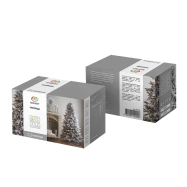 Гирлянда "Твинкл Лайт" 15 м, темно-зеленый ПВХ, 120 LED, цвет ТЕПЛЫЙ БЕЛЫЙ | 303-056 | NEON-NIGHT