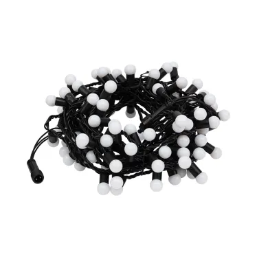 Гирлянда "Мультишишки" 10 м, черный Каучук, 80 диодов, цвет RGB | 303-509-3 | NEON-NIGHT