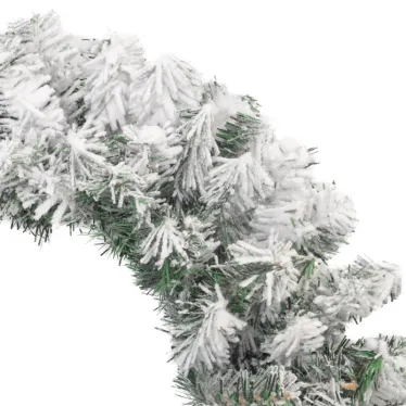 Заснеженный еловый венок Ø 60 см, ПВХ | 307-148 | NEON-NIGHT