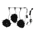 Гирлянда "LED ClipLight" 24V, 3 нити по 20 м, свечение с динамикой, цвет диодов Белый | 323-305 | NEON-NIGHT