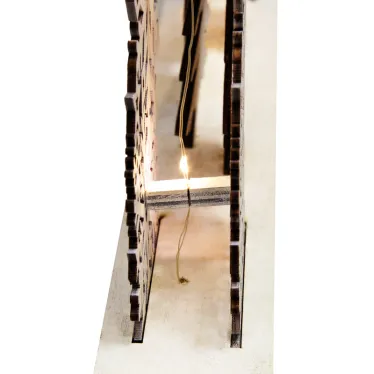 Деревянная фигурка с подсветкой "Рождественская сказка" 44,5*6*24 см | 504-021 | NEON-NIGHT