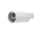 Кронштейн приставного монтажа с 1 хомутом белый (625х460х280 Ø57) арт. 607-302, 607-304, | 607-415 | Rexant