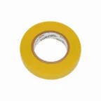 Изолента ПВХ 0.13х15 мм, 25 м, желтая | KR-09-2102 | Kranz