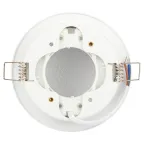 Встраиваемый светильник под лампу GX53  KL111 WH/SL белый/серебро матовый  | Б0061539 | ЭРА