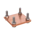 Зажим полоса 40 - полоса 40 (3 пластины 70x70мм) Cu EKF PROxima |  lp-g3105-cu |  EKF