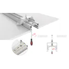 Профиль с экраном S2-LINIA55-F-2500 ANOD+OPAL | 021176 | Arlight