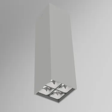 Светодиодный светильник DL-Box Reflect Multi 2x2 накладной 14 Вт 3000 К 80х80х300 мм RAL7045 серый муар | V1-R0-70255-20L36-2001430 | VARTON