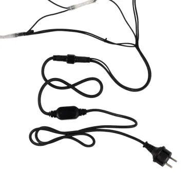 Гирлянда "Сеть" 2x3м, черный КАУЧУК, 432 LED Мультиколор | 217-129 | NEON-NIGHT