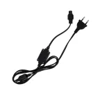 Гирлянда "Мультишарики" Ø38 мм, 10 м, черный ПВХ, 40 диодов, цвет RGB | 303-579 | NEON-NIGHT