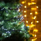 Гирлянда «Кластер LED» 3 м, темно-зеленый ПВХ IP20, 288 диодов, цвет белый | 303-625 | NEON-NIGHT