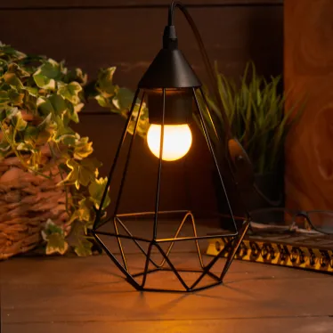 Лампа шар e27 5 LED  Ø45мм - желтая | 405-111 | NEON-NIGHT