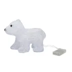 Акриловая светодиодная фигура "Медвежонок" 24х11х18 см, 4,5 В, 3 батарейки AA (не входят в комплект), 16 светодиодов, | 513-312 | NEON-NIGHT