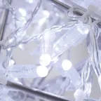 Светодиодная фигура Звезда 50 см, 80 светодиодов, с трубой и подвесом, цвет свечения белый | 514-272 | NEON-NIGHT