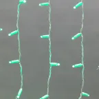 Гирлянда "Айсикл" 4,8х0,6 м, с эффектом мерцания, белый ПВХ, 176LED, цвет: Зелёный, 220В | 255-164 | NEON-NIGHT