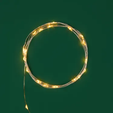 Гирлянда "Роса", 2 м, 20 диодов, цвет желтый | 303-001 | NEON-NIGHT