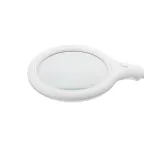 Лупа настольная 3D с подсветкой 30 LED, подставка+прищепка, белая | 31-0247 | REXANT