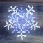 Фигура световая "Снежинка" цвет белая/синяя, размер 60*60 см, с контролером  | 501-531 | NEON-NIGHT