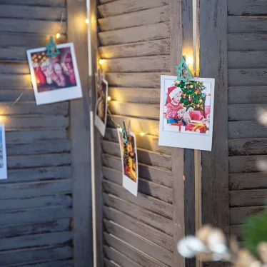 Деревянные прищепки Новогодняя ель 14,5x4,5x1,6 cм, 6 шт, | 504-031 | NEON-NIGHT