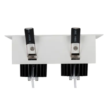 Светильник CL-KARDAN-S180x102-2x9W Day (WH-BK, 38 deg) | 024129 | Arlight