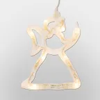 Фигура светодиодная "Ангелок" на присоске с подвесом, цвет ТЕПЛЫЙ БЕЛЫЙ | 501-015 | NEON-NIGHT