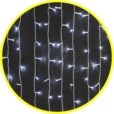 Гирлянда световая  NGF-C01-357CW-8-2x1.5m-230-TR-IP20 | 61865 | Navigator