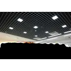 Светодиодный светильник DL-Grill CRI90 для потолка Грильято встраив.18 Вт 4000 К 136х136х75 мм черный муар | V1-R0-91809-10D01-4001840 | VARTON