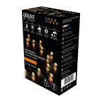 Гирлянда садовая на солнечной батарее 30 LED ламп Шары Белый свет Solar, 1/24 | GS032 | Gauss