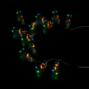 Гирлянда садовая на солнечной батарее 10 LED ламп Большие Шары, мультицвет Solar, 1/12 | GS035 | Gauss