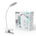 Светильник настольный GTL205 5W 330lm 4000K 5V Li-ion 1200mA белый диммируемый LED 1/25/50 | GT2051 | Gauss