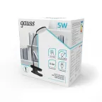 Светильник настольный GTL205 5W 330lm 4000K 5V Li-ion 1200mA черный диммируемый LED 1/25/50 | GT2052 | Gauss