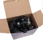 Гирлянда LED Galaxy Bulb String 10м, черный КАУЧУК, 30 ламп*6 LED ТЕПЛЫЙ БЕЛЫЙ, влагостойкая IP65 | 331-326 | NEON-NIGHT