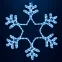 Фигура "Снежинка" LED Светодиодная, без контр. размер 55*55см,   "СИНЯЯ"  | 501-335 | NEON-NIGHT