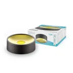 Светильник светодиодный накладной Overhead цилиндр 12W 770lm 4000K 170-240V IP20 140*50мм черный золото LED 1/30 | HD040 | Gauss