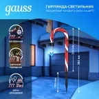 Светильник новогодний Holiday " Волшебные конфеты", IP44 мультицвет LED 1/8 | HL011 | Gauss