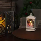 Фонарь новогодний светодиодный "Снеговик" серия Holiday, 0,1W, тёплый свет, белый, батарейки в комплекте, 1/100 | HL030 | Gauss