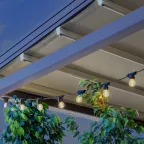 Гирлянда "Белт Лайт" серия Holiday для сменных ламп Е27, 10 ламп, 8 м, IP65, черный, 1/8 | HL070 | Gauss